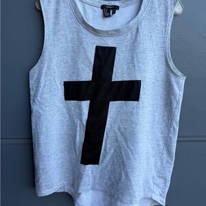 Forever 21 Heather Gray Knit Top